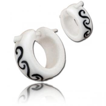 Ohrringe (Creolen) aus Knochen