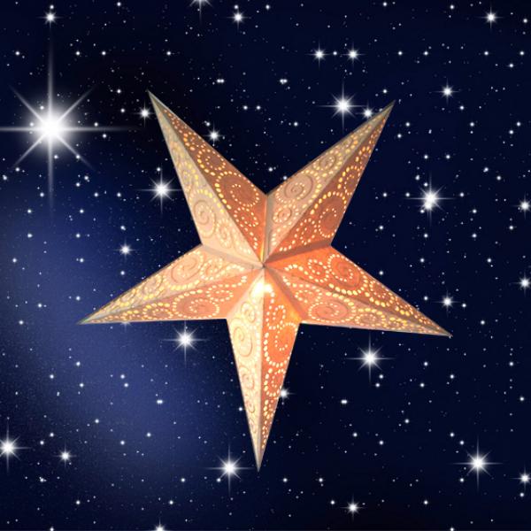 Minor creme, Magic Starlights, Weihnachtsstern, Leuchtstern, Papierstern, Fensterstern, Weihnachtsdekoration, Innenausstattung, Lampe, Beleuchtung, Dekoration