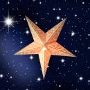 Minor creme, Magic Starlights, Weihnachtsstern, Leuchtstern, Papierstern, Fensterstern, Weihnachtsdekoration, Innenausstattung, Lampe, Beleuchtung, Dekoration